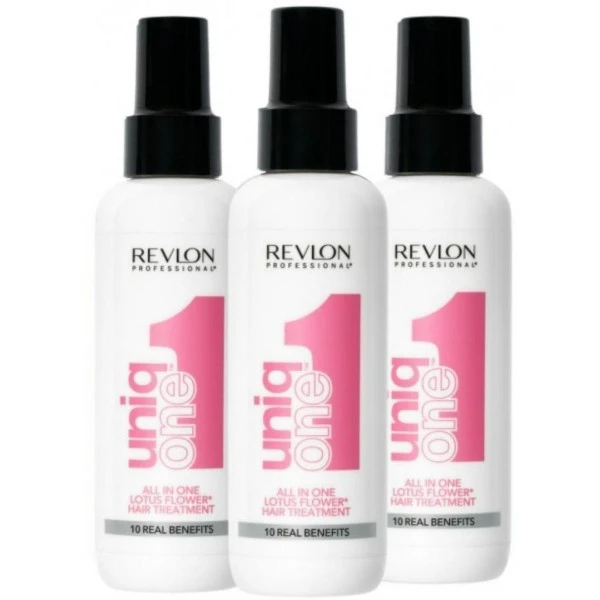 3 Sprays 10-en-1 Lotus UniqOne Revlon 150ML 3 3 Sprays 10-en-1 Lotus UniqOne Revlon 150ML