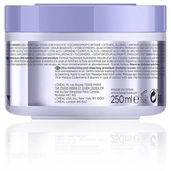 Bain Crème Cicaextrême Blond Absolu Kérastase 250ML 8 Bain Crème Cicaextrême Blond Absolu Kérastase 250ML – Image 6