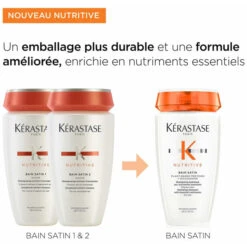 Bain Satin Nutritive Kérastase 250ML -Produits Capillaires bain satin nutritive kerastase 250ml 6