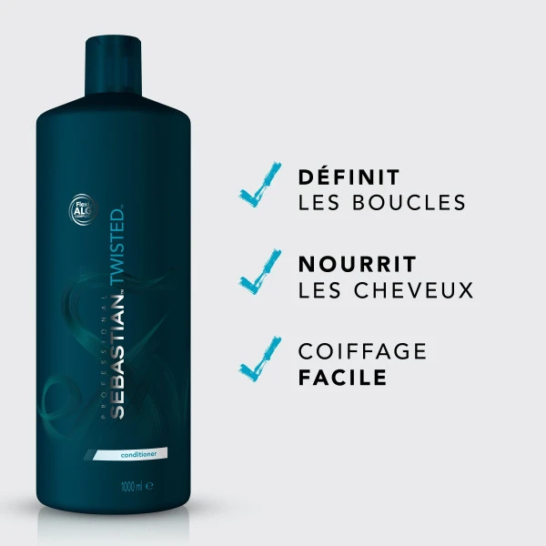 Conditionneur Cheveux Bouclés Twisted Elastic Detangler Sebastian 1L 4 Conditionneur Cheveux Bouclés Twisted Elastic Detangler Sebastian 1L – Image 2