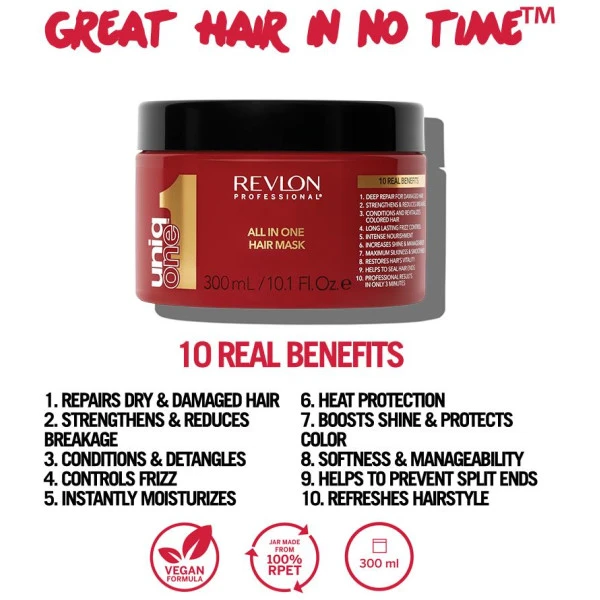 Masque 10-en-1 UniqOne Revlon 300ML 5 Masque 10-en-1 UniqOne Revlon 300ML – Image 3