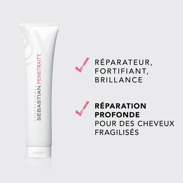 Masque Cheveux Abîmés Penetraitt Sebastian 150ML 5 Masque Cheveux Abîmés Penetraitt Sebastian 150ML – Image 3