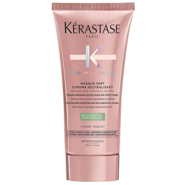 Masque Vert Neutralisant Chroma Absolu Kérastase 150ML 3 Masque Vert Neutralisant Chroma Absolu Kérastase 150ML