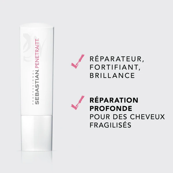 Pack Cheveux Abîmés Penetraitt Sebastian Professional 5 Pack Cheveux Abîmés Penetraitt Sebastian Professional – Image 3