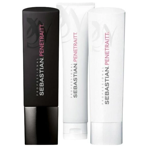 Pack Cheveux Abîmés Penetraitt Sebastian Professional 3 Pack Cheveux Abîmés Penetraitt Sebastian Professional