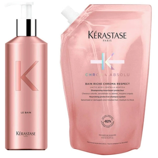 Recharge Bain Riche Cheveux Normaux à épais Chroma Absolu Kérastase 500ML 4 Recharge Bain Riche Cheveux Normaux à épais Chroma Absolu Kérastase 500ML – Image 2