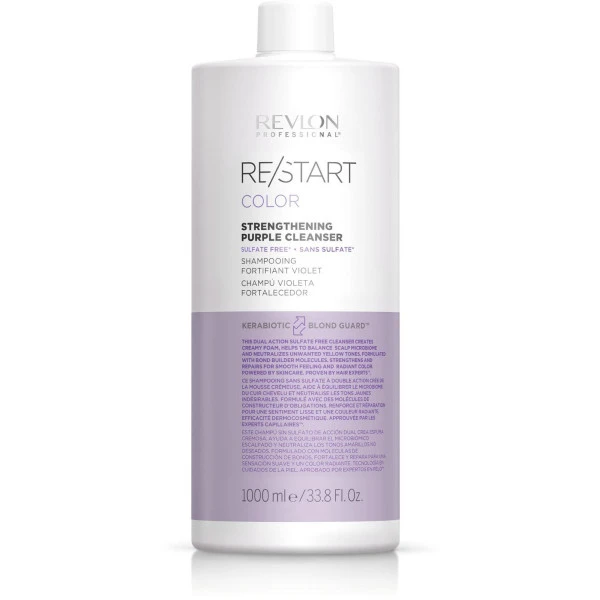 Shampooing Violet Fortifiant Revlon Restart 1L 3 Shampooing Violet Fortifiant Revlon Restart 1L
